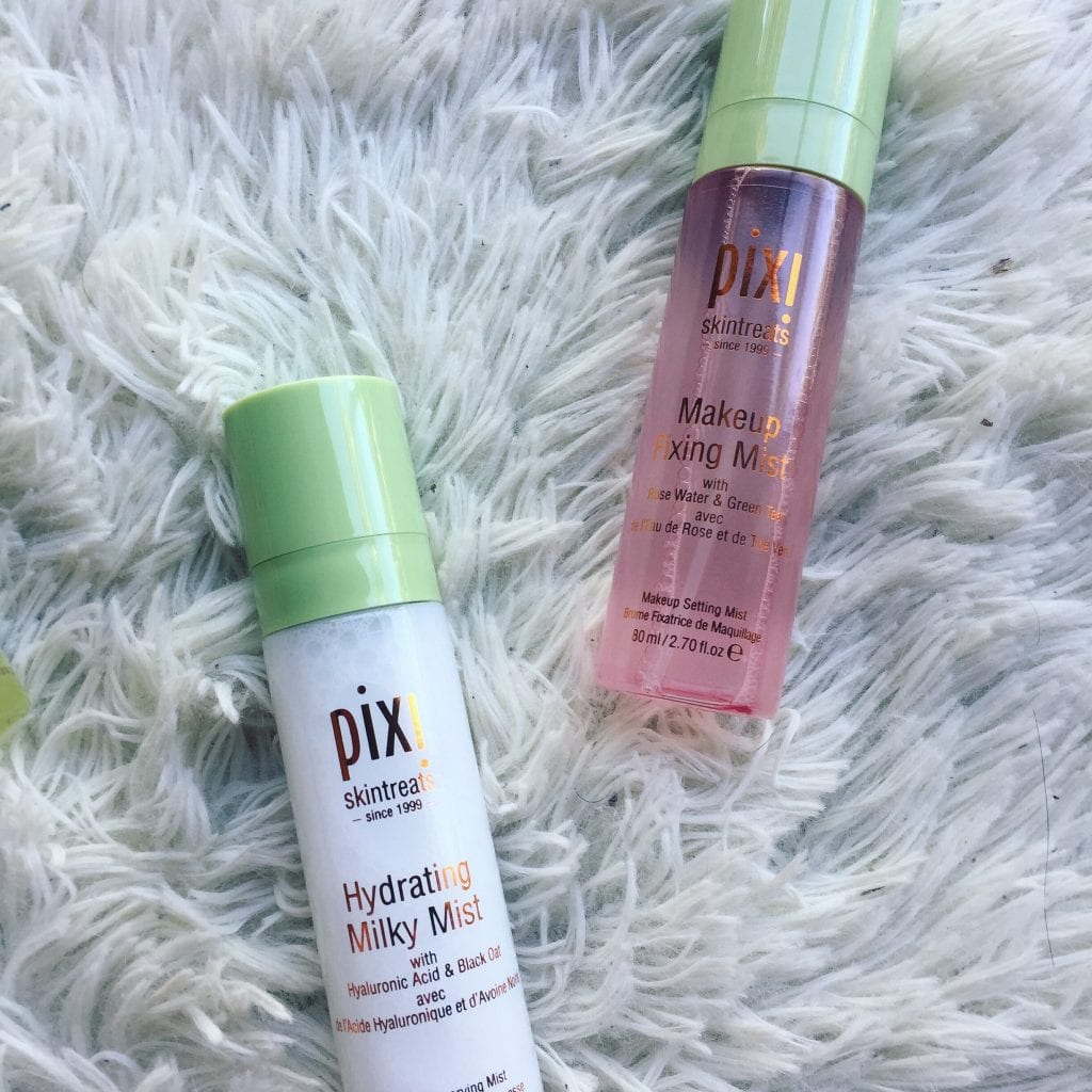 Pixi Beauty Makeup Fixing Mist and Hydrating Milky Mist